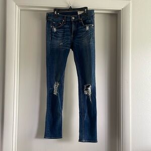 Rag and bone for intermix - distressed skinny 27